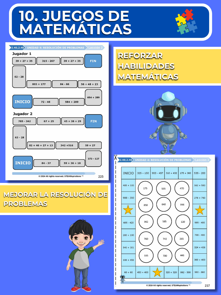 ¡Mathtástico! 2do Grado Unidad 4: Resolución De Problemas - Libro Electrónico