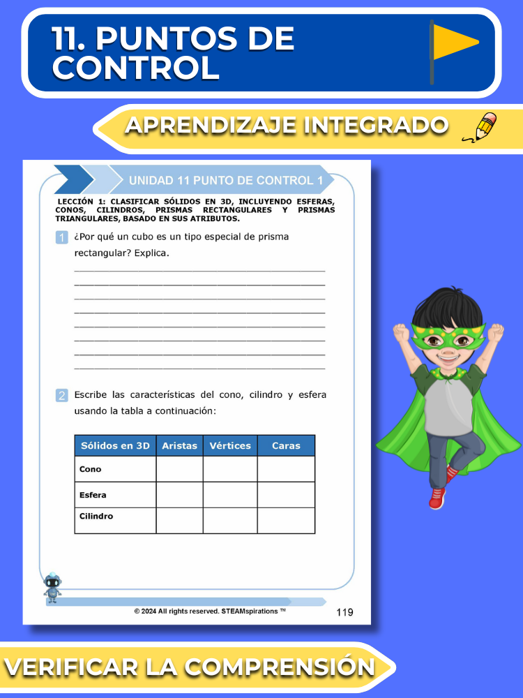 ¡Mathtástico! 2do Grado Unidad 11: Geometría - Libro Electrónico