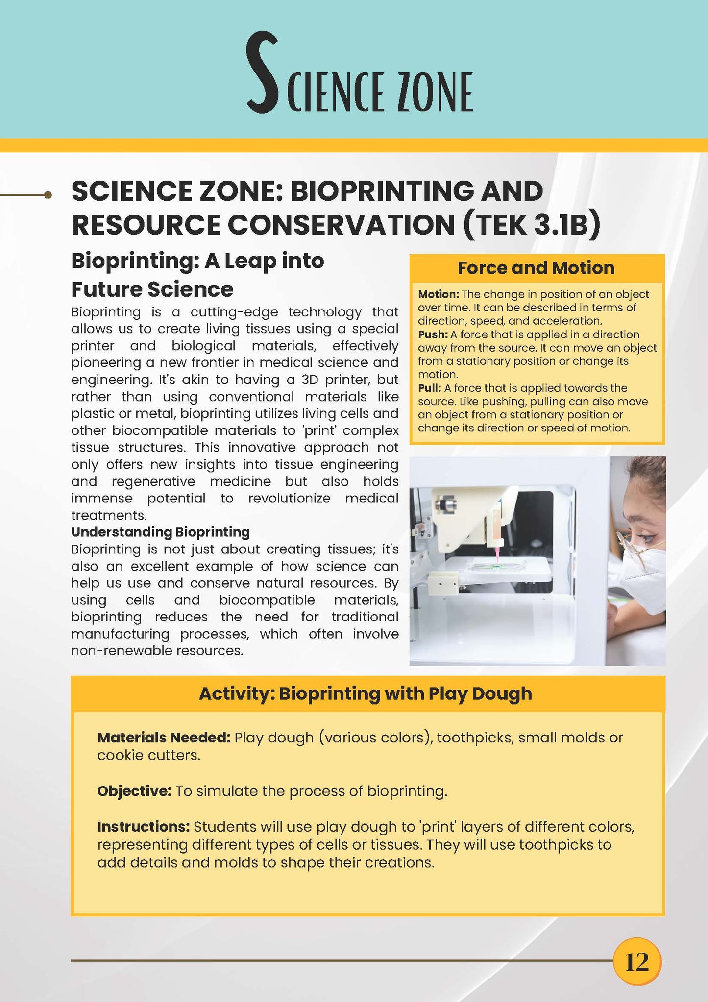 Bioprinting: Unveiling the Marvels of Biology and Technology for 3rd Graders
