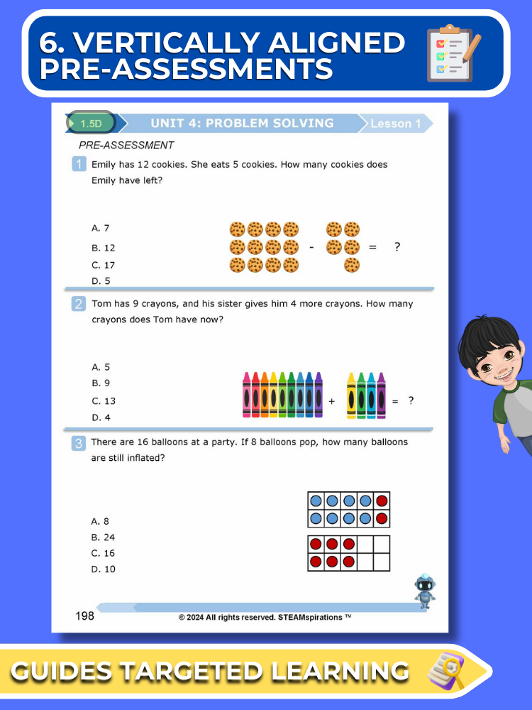 Mathtastico! 2nd Grade Math Bundle Unit 5 Problem Solving - E-Book