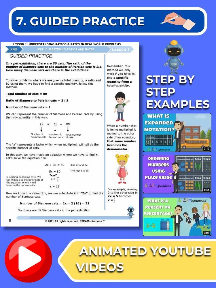 Mathtastico! 6th Math Unit 10 Mastering Ratios and Rates - E-Book