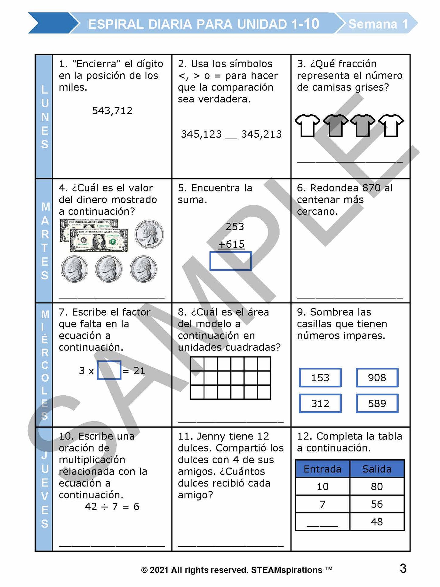 3er Grado Unidades 11-15 Libro Electrónico