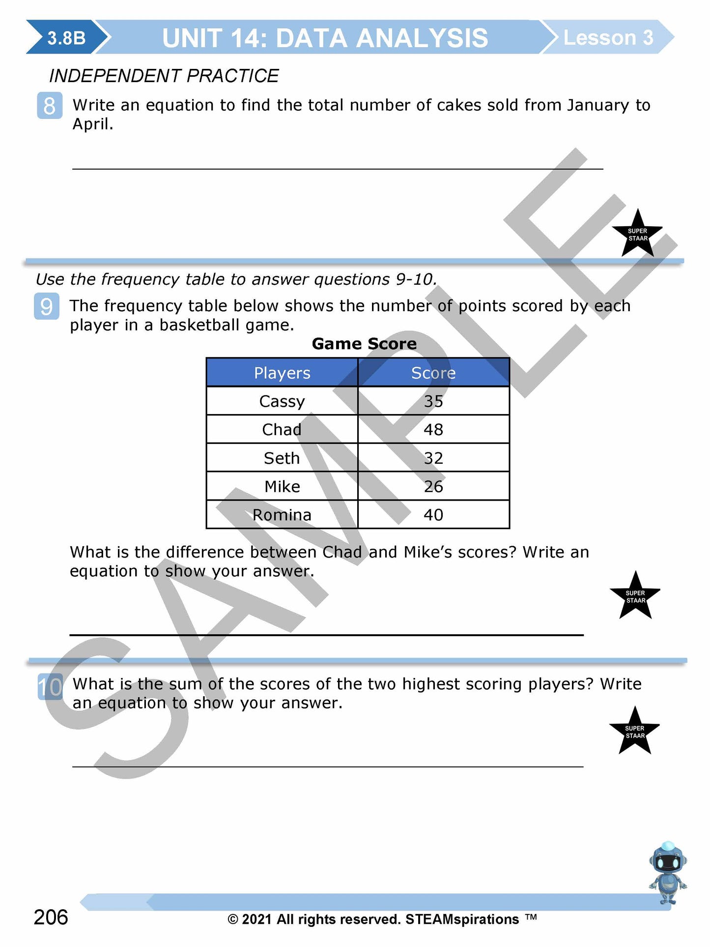 3rd Grade Units 11-15 E-Book