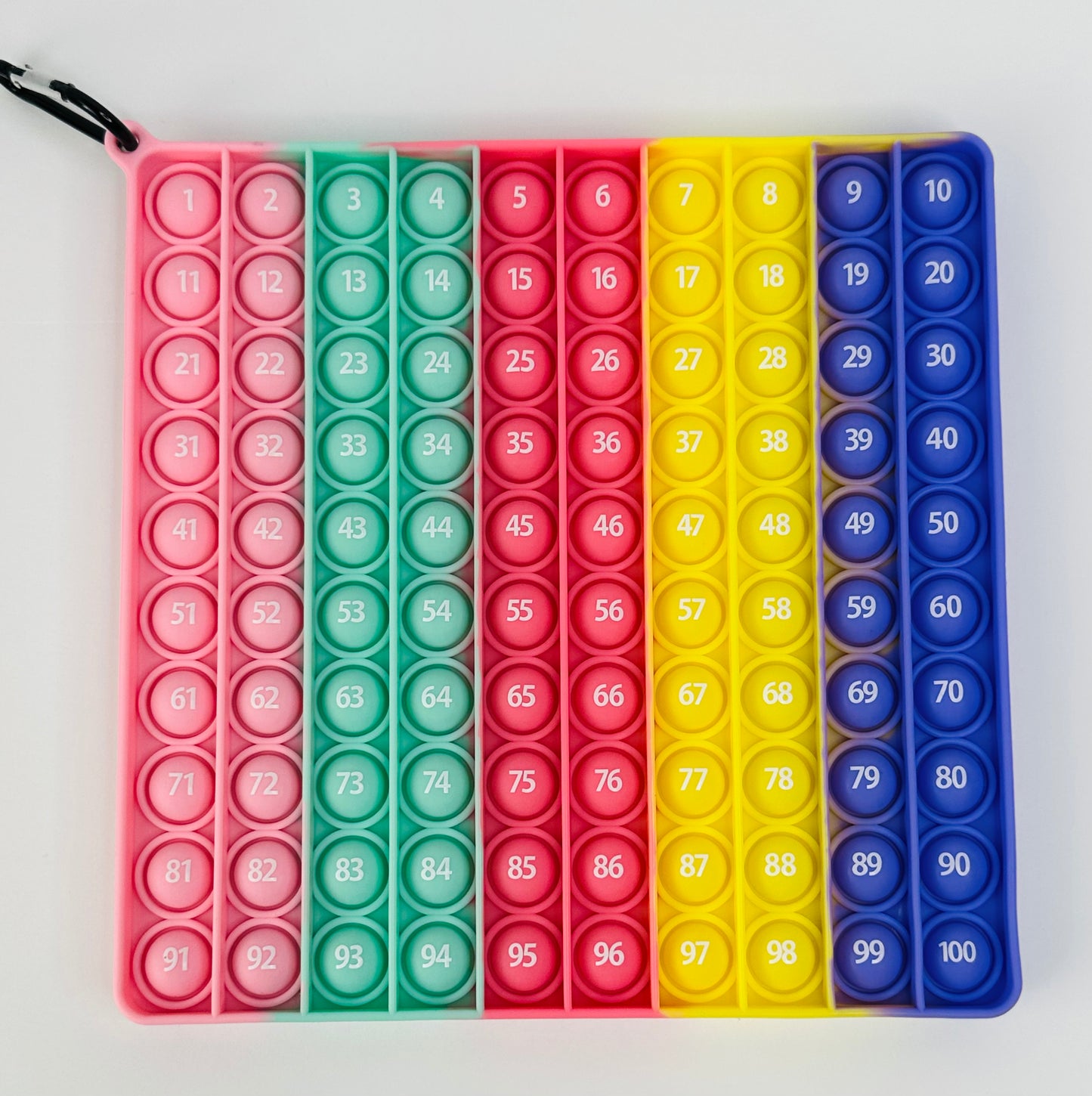 100 Number Pops: Interactive Math Manipulatives Learning Toy + Activity Book