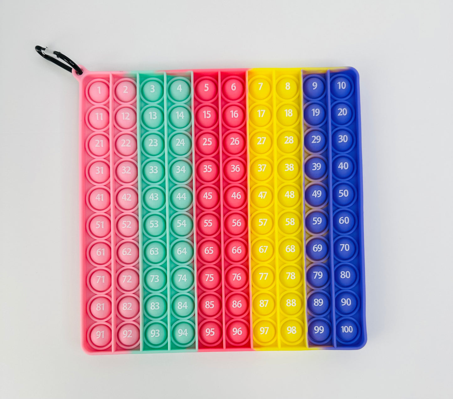 100 Number Pops: Interactive Math Manipulatives Learning Toy + Activity Book