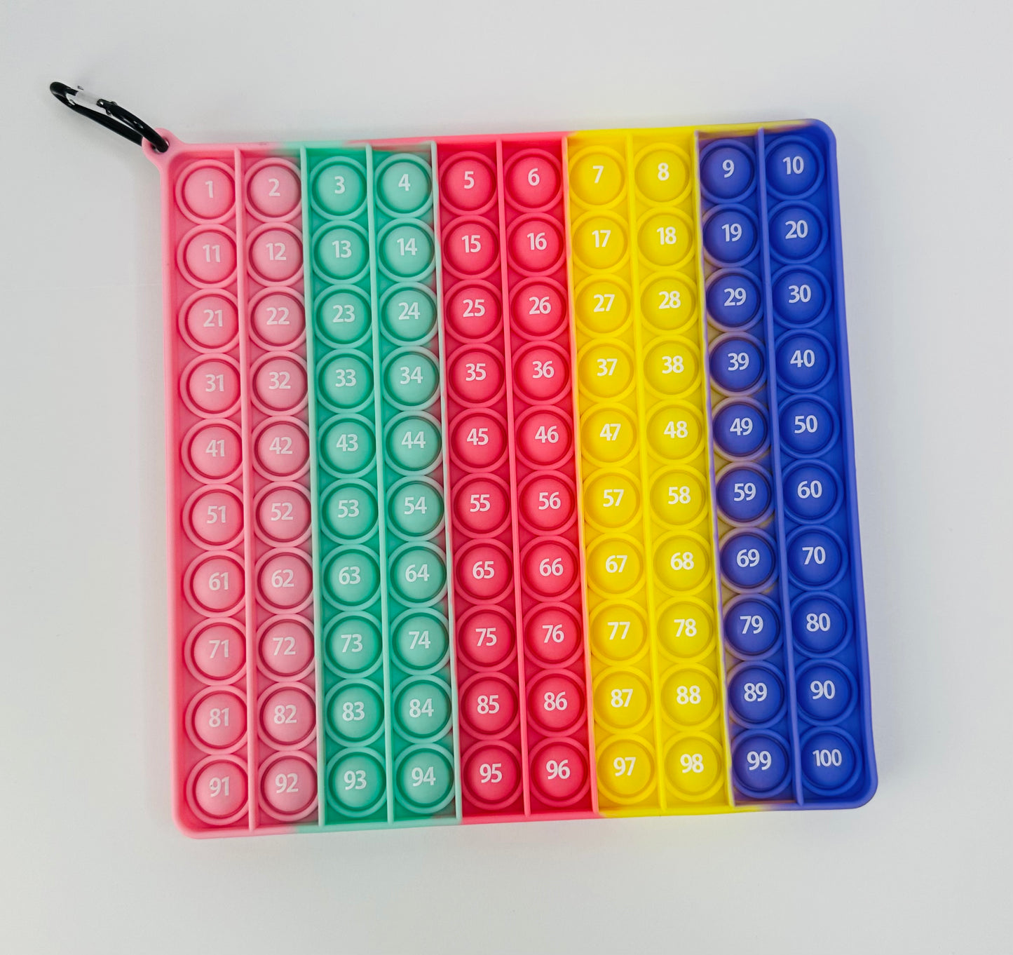 100 Number Pops: Interactive Math Manipulatives Learning Toy + Activity Book