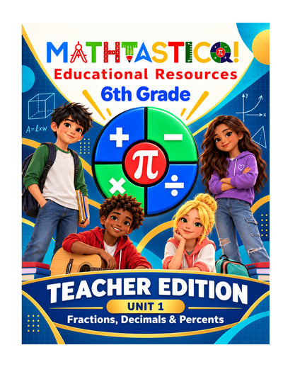 Mathtastico Grade 6 Unit 1 Teacher Edition (2026)
