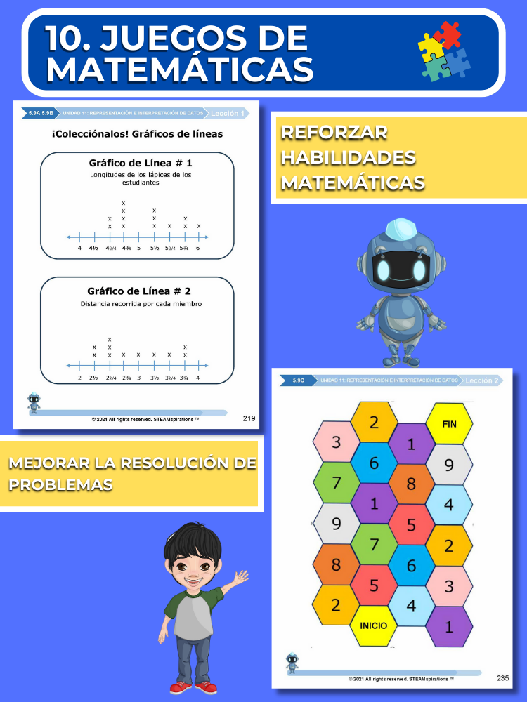 ¡Mathtástico! 5to Grado Unidad 11: REPRESENTACIÓN E INTERPRETACIÓN DE DATOS - Libro Electrónico