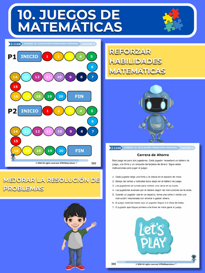 ¡Mathtástico! 2do Grado Unidad 16: Educación Financiera Personal - Libro Electrónico