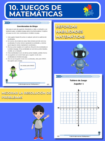 ¡Mathtástico! 6to Grado Unidad 15: Análisis De Datos- Libro Electrónico