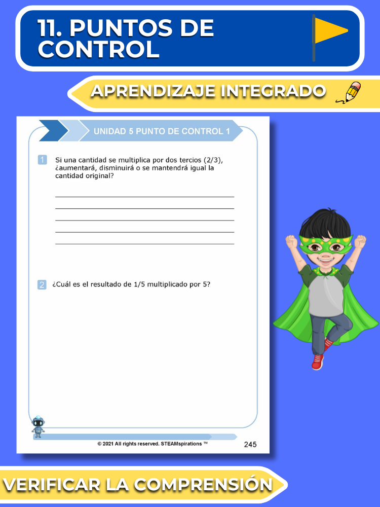 ¡Mathtástico! 6to Grado Unidad 5: Todas las Operaciones con Números Racionales - Libro Electrónico