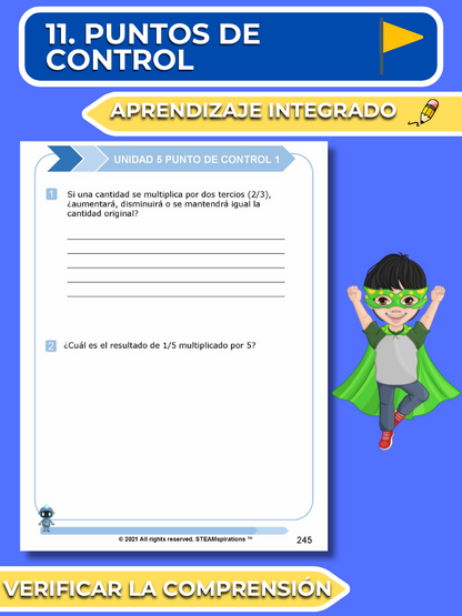 ¡Mathtástico! 6to Grado Unidad 5: Todas las Operaciones con Números Racionales - Libro Electrónico