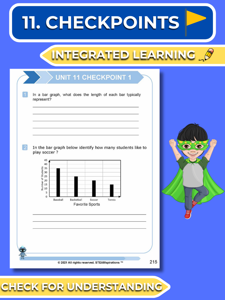 Mathtastico! 5th Grade Math Bundle Unit 11 DATA REPRESENTATION & INTERPRETATION - E-Book