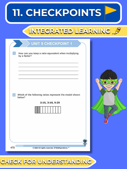 Mathtastico! 6th Math Unit 9 Understanding Ratios, Rates & Proportions - E-Book