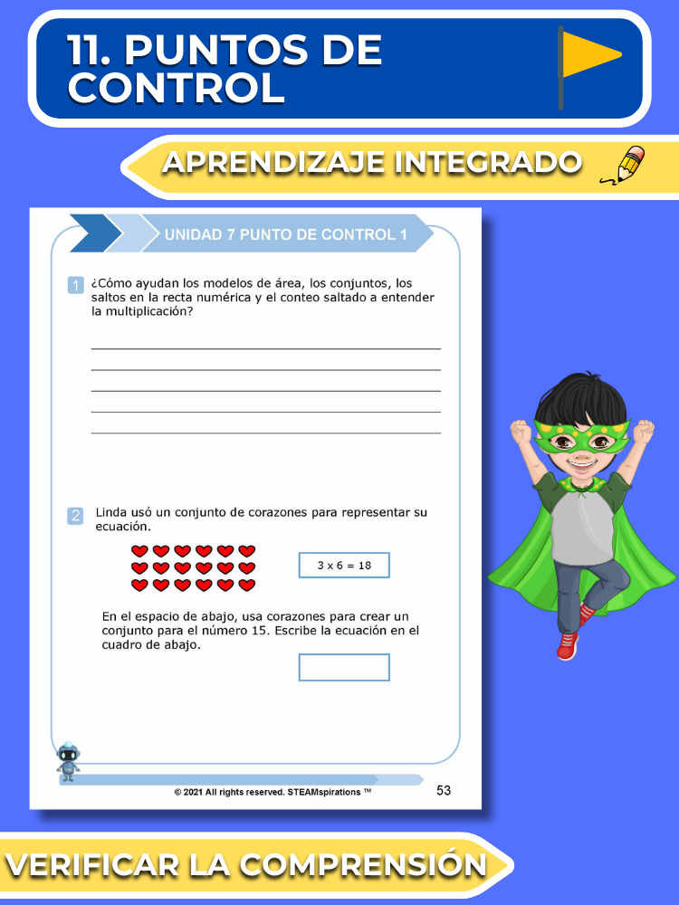 ¡Mathtástico! 3er Grado Unidad 7: Base De La Multiplicación - Libro Electrónico