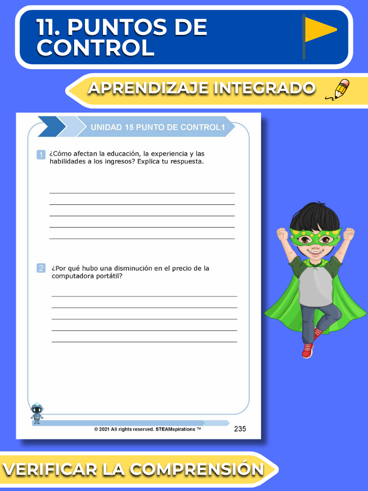 ¡Mathtástico! 3er Grado Unidad 15: Educación Financiera Personal - Libro Electrónico