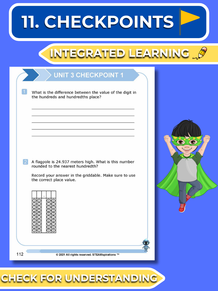 Mathtastico! 5th Grade Math Bundle Unit 3 Decimals - E-Book