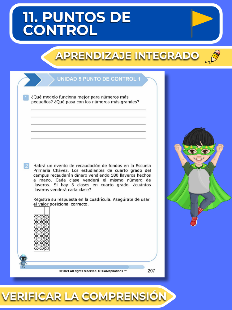 ¡Mathtástico! 4to Grado Unidad 5: DIVIDIR NÚMEROS ENTEROS - Libro Electrónico