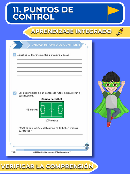 ¡Mathtástico! Paquete de Matemáticas de 4to Grado Unidad 10: Medición - Libro Electrónico