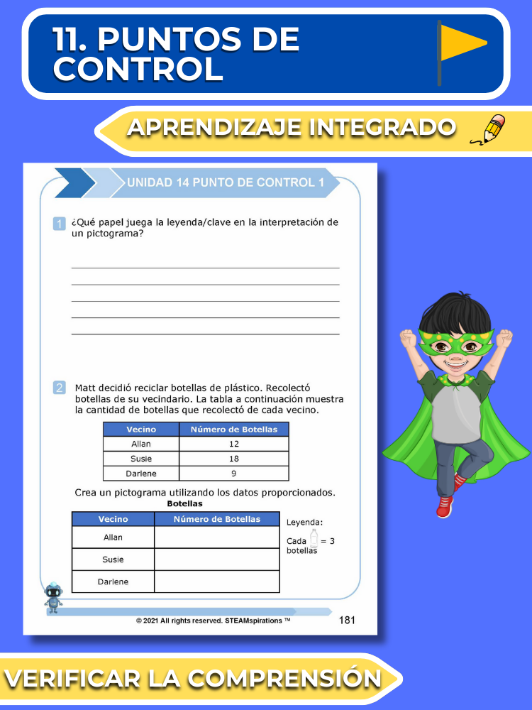 ¡Mathtástico! Paquete de Matemáticas de 3er Grado Unidad 14: Análisis De Datos - Libro Electrónico