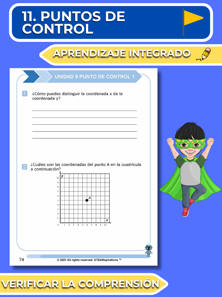 ¡Mathtástico! 5to Grado Unidad 9: GRÁFICOS EN EL PLANO DE COORDENADAS - Libro Electrónico