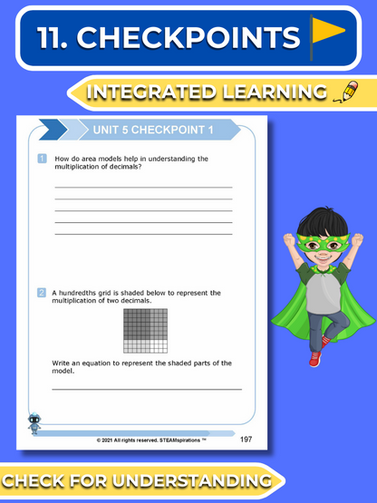 Mathtastico! 5th Grade Math Bundle Unit 5 Multiplying Decimals - E-Book