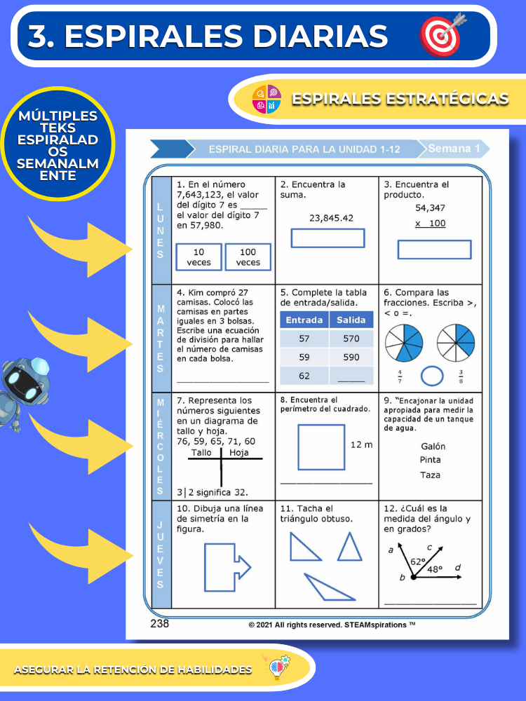 ¡Mathtástico! 4to Grado Unidad 13: EDUCACIÓN FINANCIERA PERSONAL - Libro Electrónico