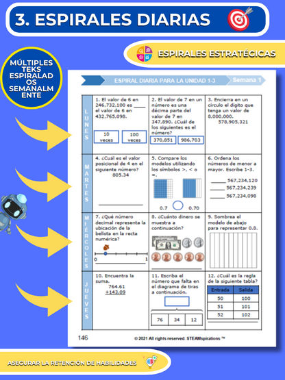 ¡Mathtástico! 4to Grado Unidad 4: MULTIPLICAR NÚMEROS ENTEROS - Libro Electrónico