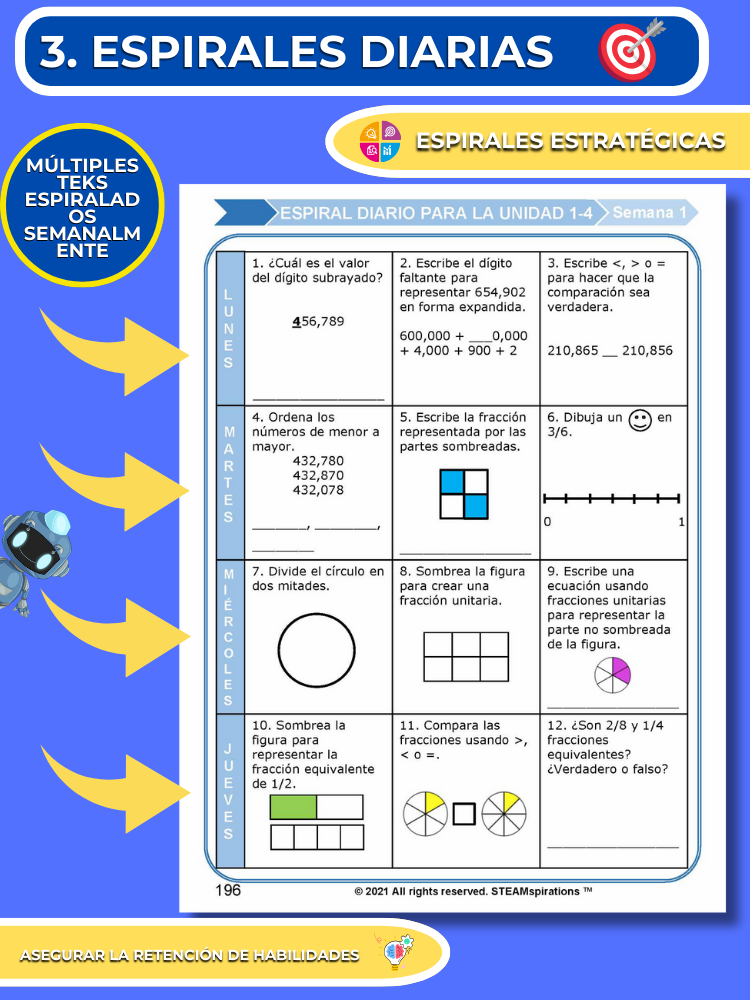 ¡Mathtástico! Paquete de Matemáticas de 3er Grado Unidad 5: Suma Y Resta - Libro Electrónico