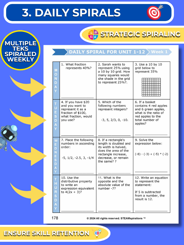 Mathtastico! 6th Math Unit 13 Geometry and Measurement Mastery - E-Book