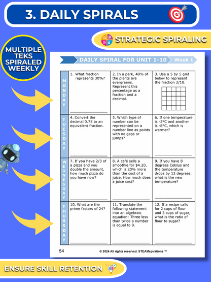 Mathtastico! 6th Math Unit 11 Understanding Ratios, Rates, and Percentages - E-Book