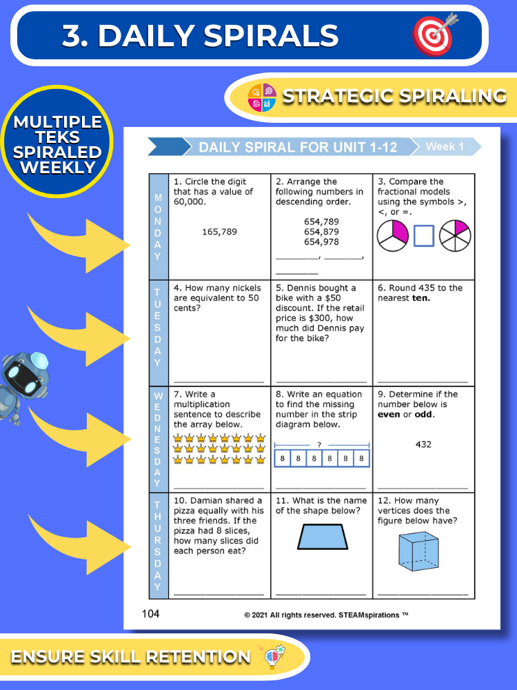 Mathtastico! 3rd Grade Math Bundle Unit 13 (Measurement) - E-Book