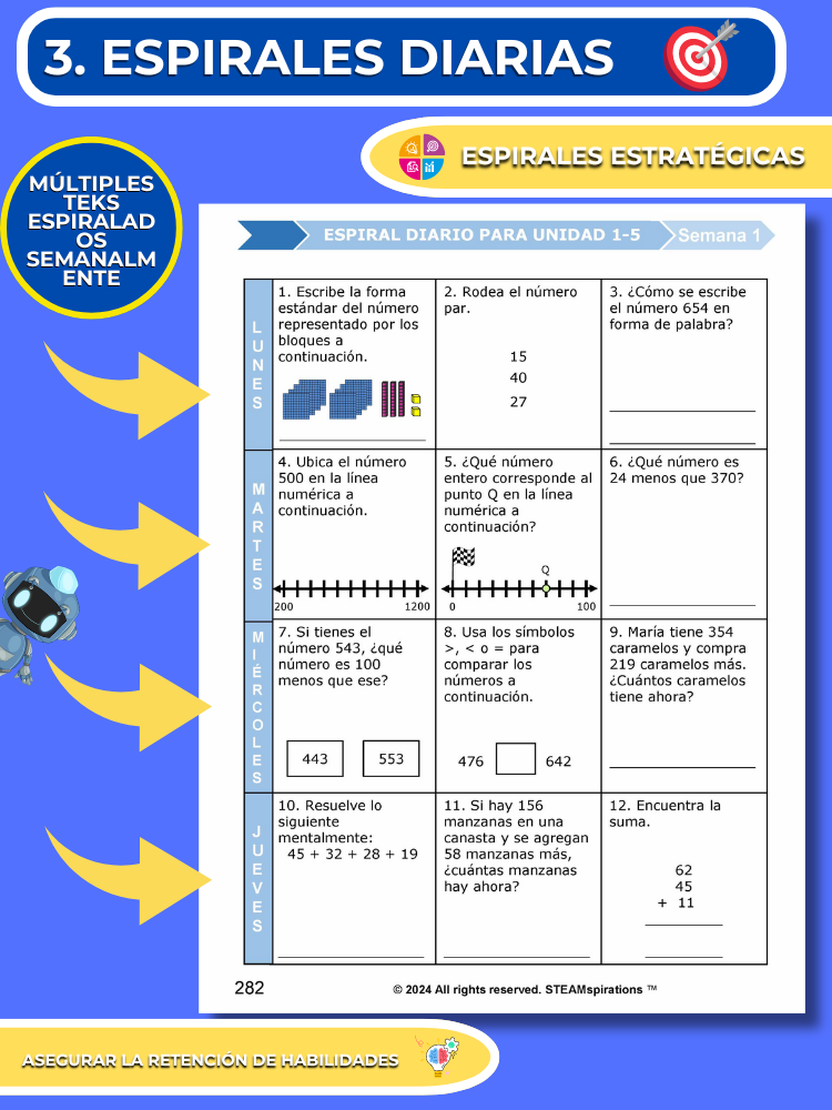 ¡Mathtástico! 2do Grado Unidad 6: Fracciones- Libro Electrónico