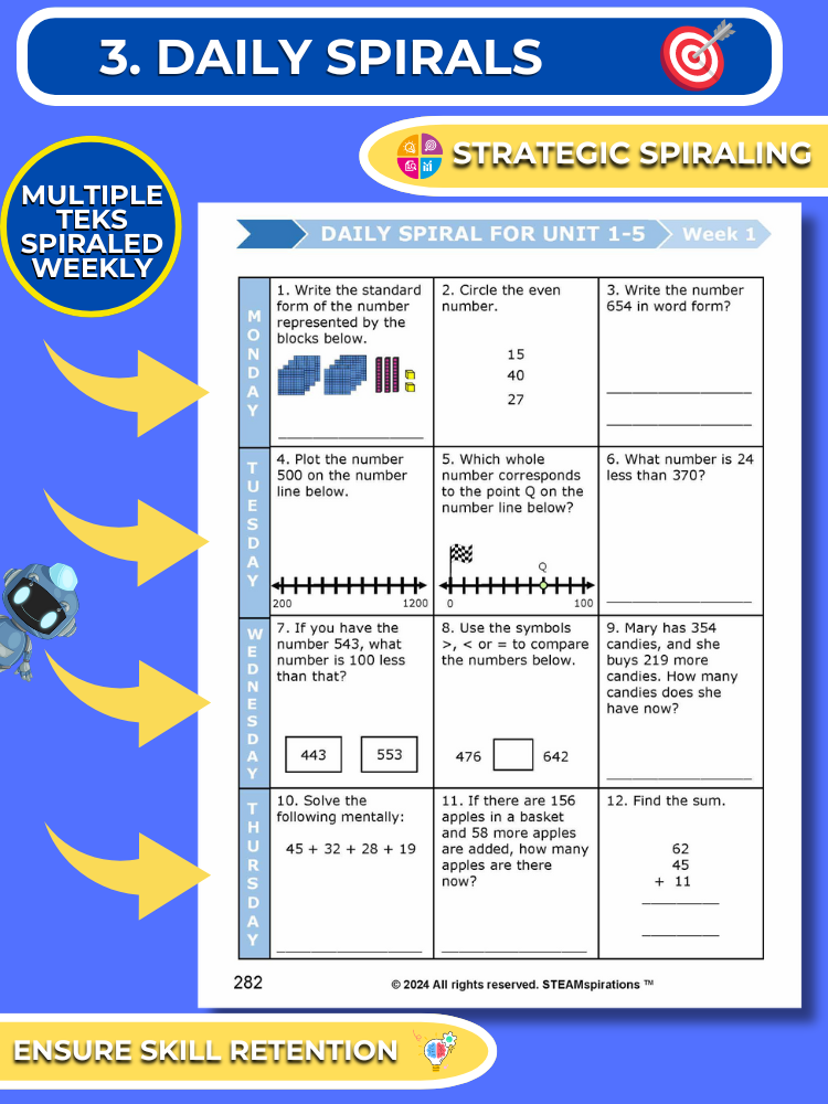 Mathtastico! 2nd Grade Math Bundle Unit 6 Fractions - E-Book