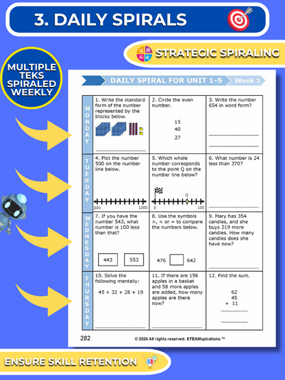 Mathtastico! 2nd Grade Math Bundle Unit 6 Fractions - E-Book