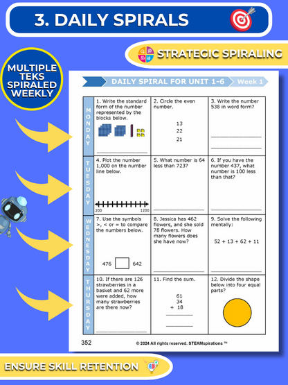 Mathtastico! 2nd Grade Math Bundle Unit 7 Coins & Currency - E-Book