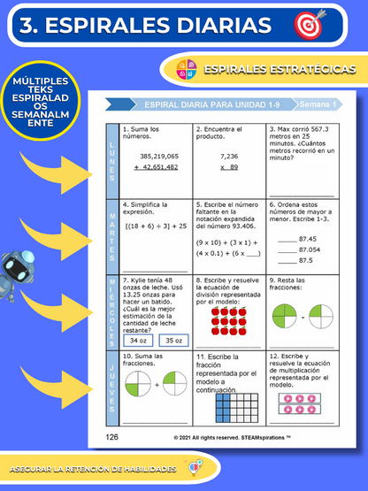 ¡Mathtástico! 5to Grado Unidad 10: GEOMETRÍA Y VOLUMEN - Libro Electrónico