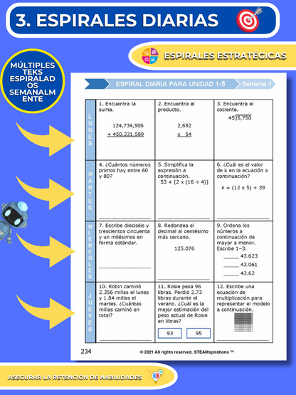 ¡Mathtástico! 5to Grado Unidad 6: DIVISIÓN DE DECIMALES - Libro Electrónico