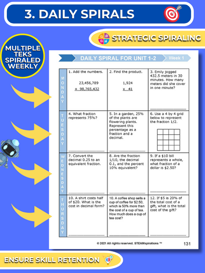 Mathtastico! 6th Grade Math Bundle Unit 3 Classifying Numbers & Understanding Absolute Value - E-Book