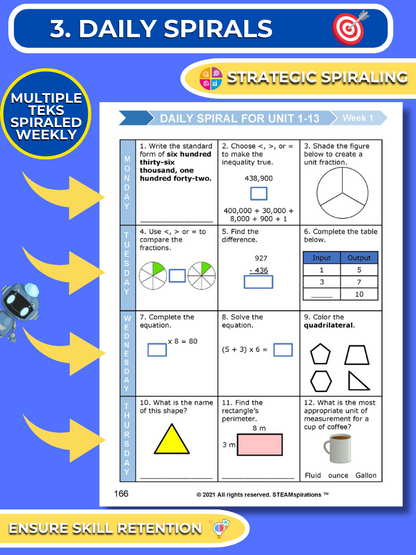 Mathtastico! 3rd Grade Math Bundle Unit 14 (Data Analysis) - E-Book