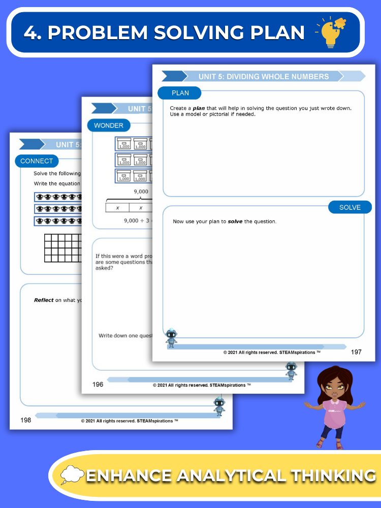 Mathtastico! 4th Grade Math Bundle Unit 5 Dividing Whole Numbers - E-Book