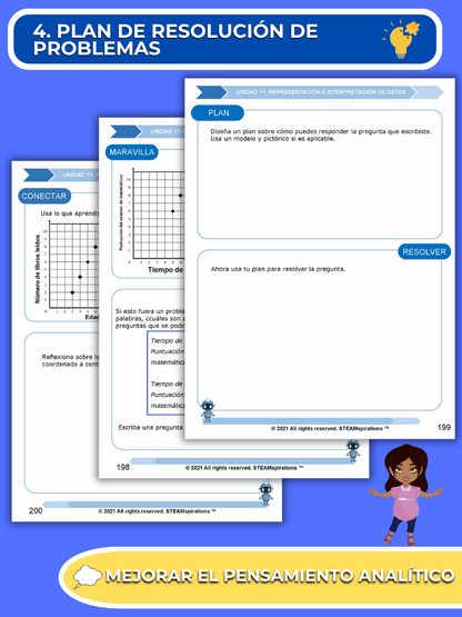 ¡Mathtástico! 5to Grado Unidad 11: REPRESENTACIÓN E INTERPRETACIÓN DE DATOS - Libro Electrónico
