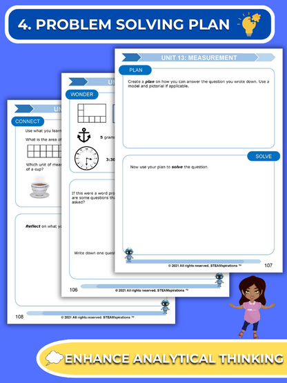 Mathtastico! 3rd Grade Math Bundle Unit 13 (Measurement) - E-Book