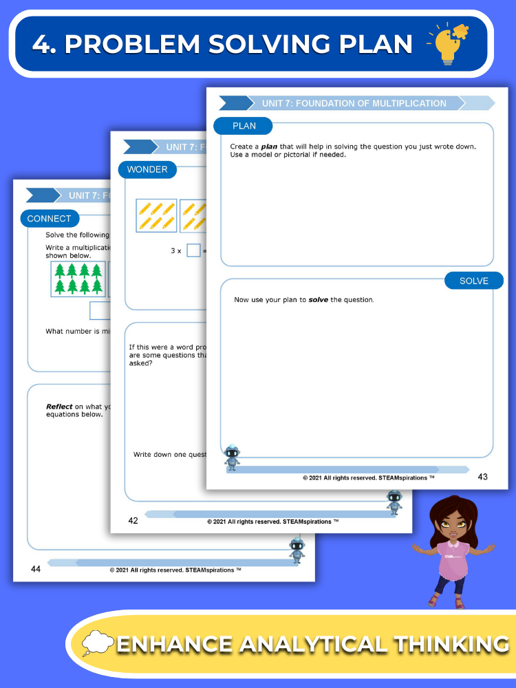 Mathtastico! 3rd Grade Math Bundle Unit 7 (Foundation of Multiplication) - E-Book