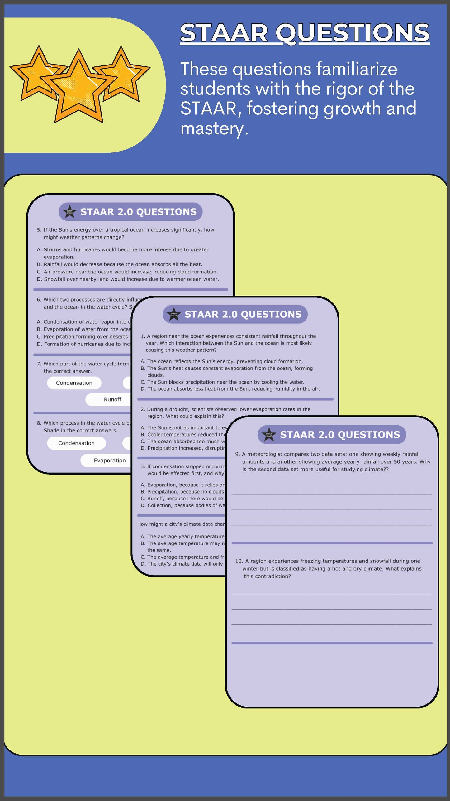 5th Grade Unit 8: Water Cycle – STEAMspirations Level Up 2.0