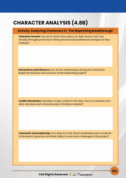 Bioprinting Exploration: A Journey into Biology and Technology for 4th Graders