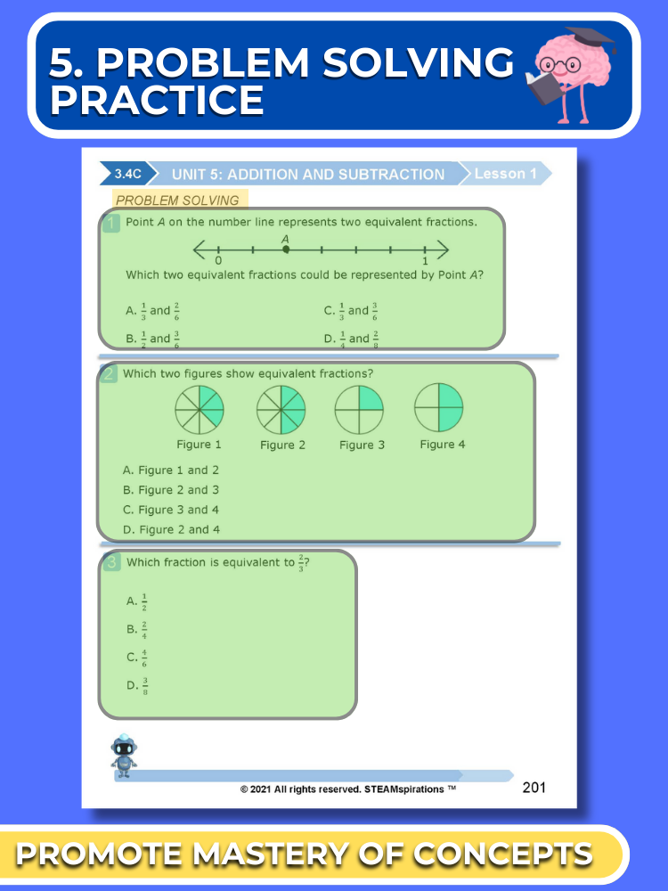 Mathtastico! 3rd Grade Math Bundle Unit 5 Addition and Subtraction - E-Book