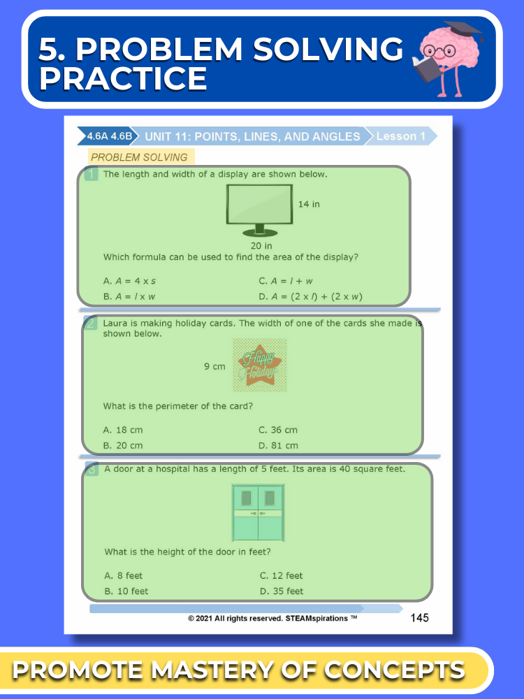 Mathtastico! 4th Grade Math Bundle Unit 11 Points, Lines, And Angles - E-Book