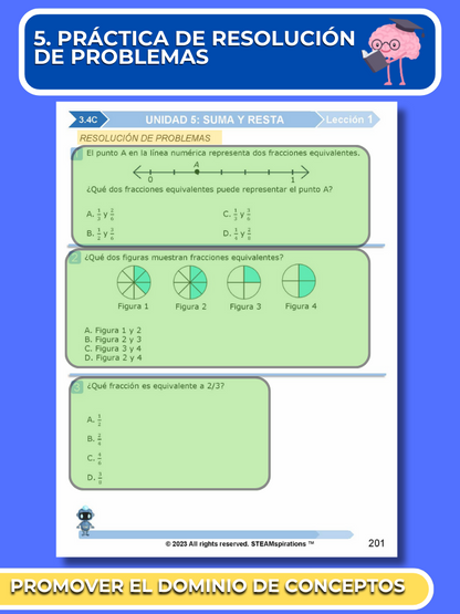 ¡Mathtástico! Paquete de Matemáticas de 3er Grado Unidad 5: Suma Y Resta - Libro Electrónico