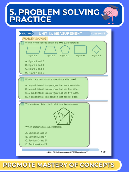 Mathtastico! 3rd Grade Math Bundle Unit 13 (Measurement) - E-Book